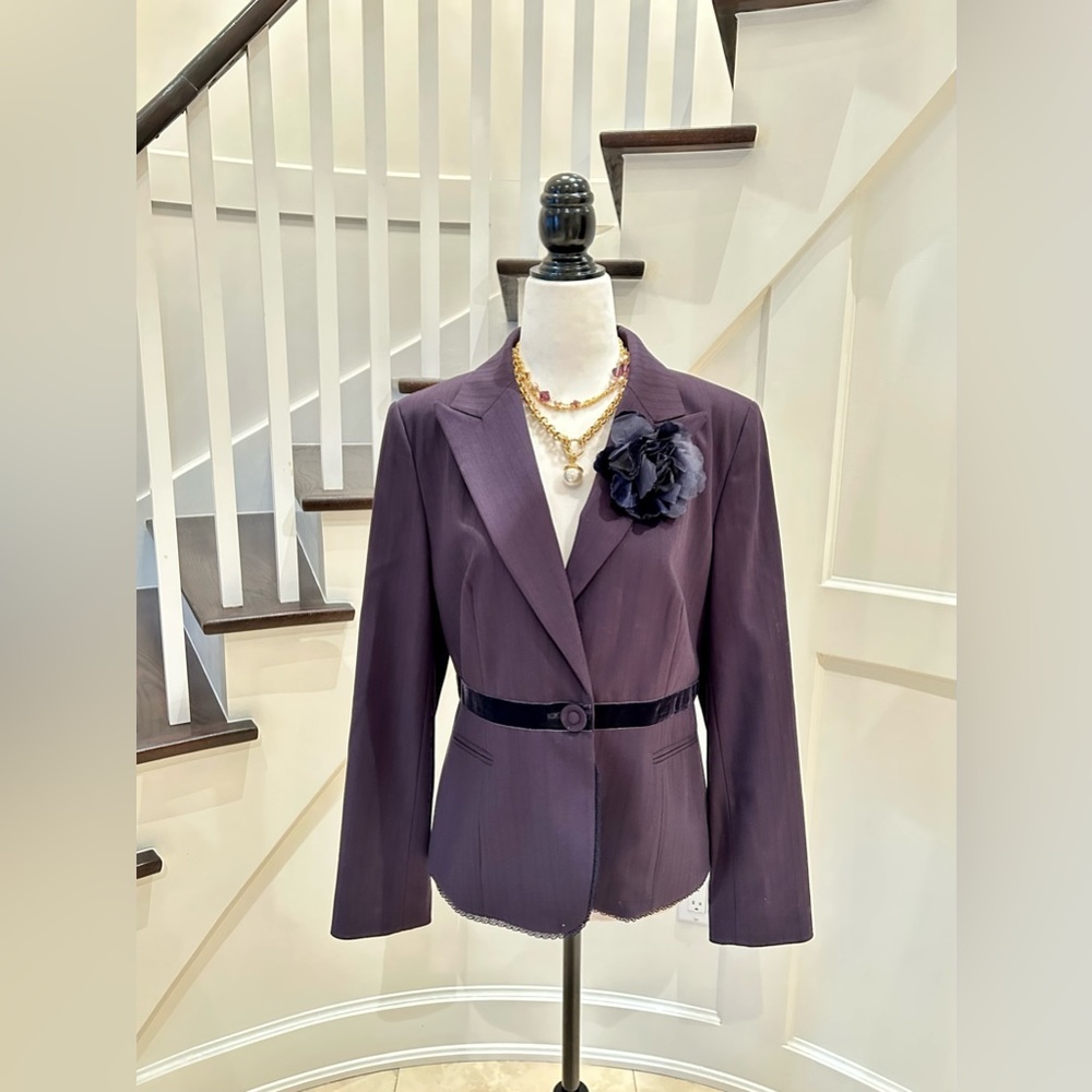 Tailored Purple Blazer
